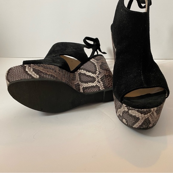 MINELLI WEDGE SANDALS - Picture 3 of 3
